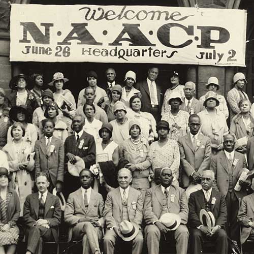 historical black and white photo of the NAACP