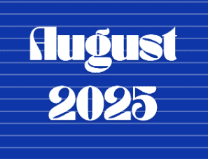august 2025 newsletter