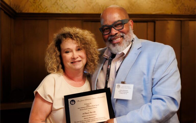 062_Jane Addams Children's Book Award 06.2026 Robin Seglem and James Ransome